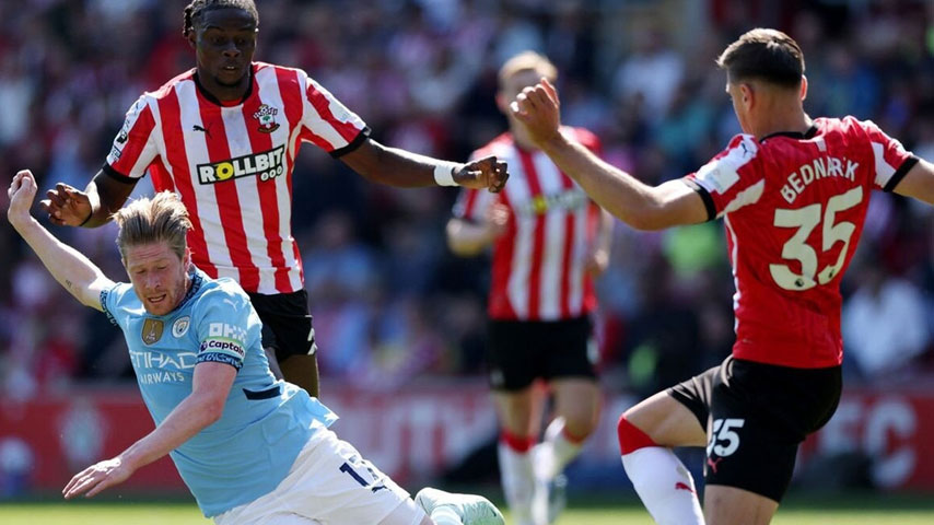 พรีเมียร์ลีกอังกฤษ : เซาแธมป์ตัน VS แมนเชสเตอร์ ซิตี้